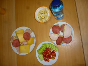 Frühstück Mäusegruppe